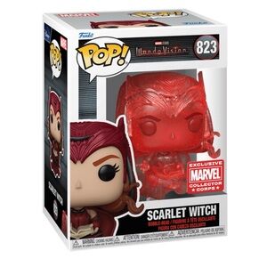 Funko Scarlet Witch #823 Red Glitter Marvel Collector Corps Exclusive